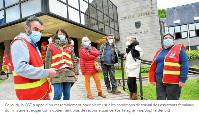 2021 05 27 10 00 03 À Quimper les assistants familiaux du Finistère réclament un vrai statut Quim