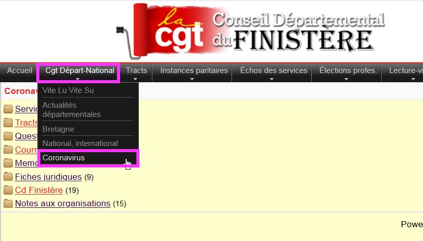 2020 04 Coronavirus menus