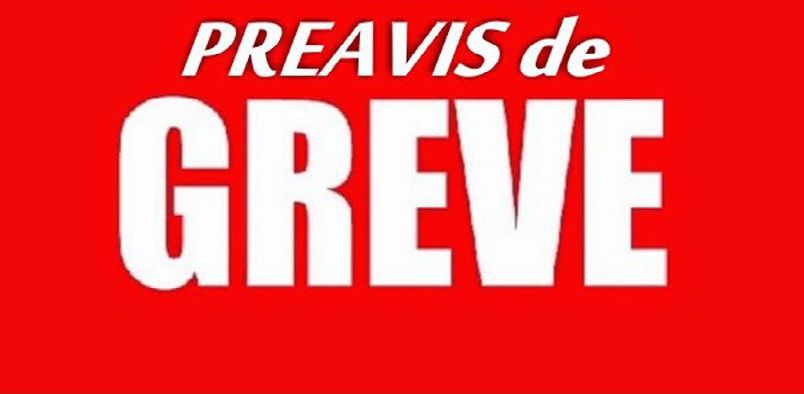  preavis de greve fonction publique