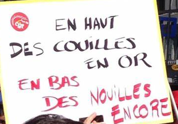 pancarte manif