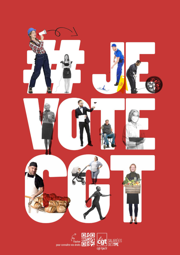 visuel affiche je vote cgt 